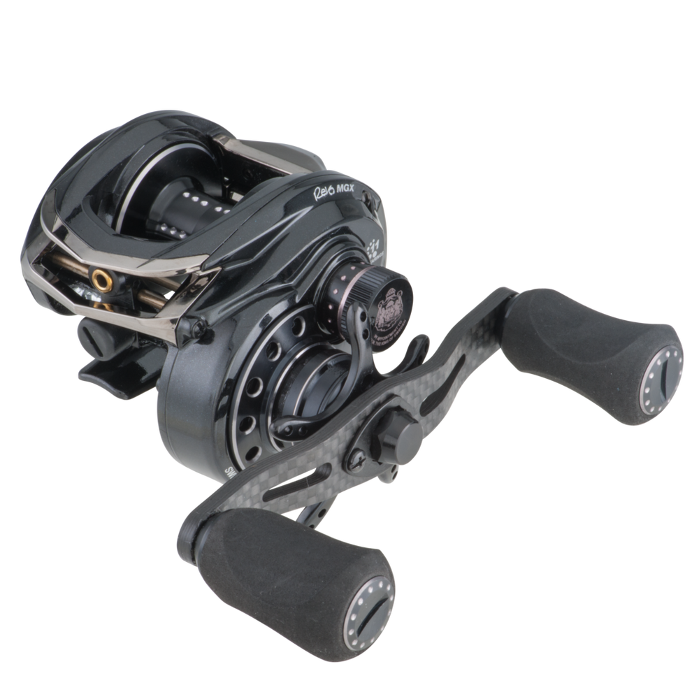 Abu Garcia Revo MGX II Low Profile Baitcast Reel – High Speed, Lightweight, Carbon Matrix Drag, 9+1 Bearings