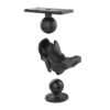 RAM MOUNTS RAM® Drill-Down Double Ball Mount for Humminbird Helix 7, C Size, Short Arm - Image 3